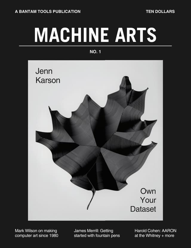 Machine Arts No. 1 cover